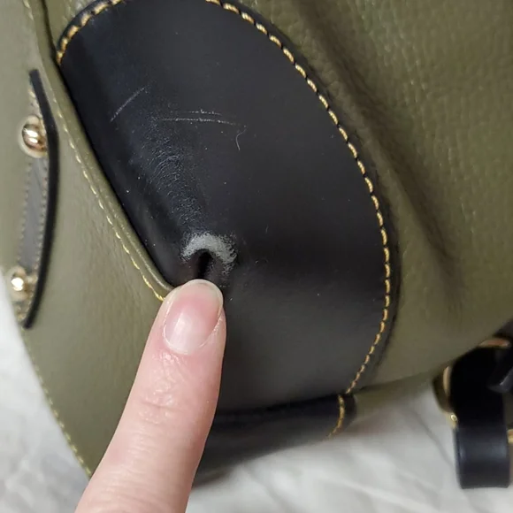 Dooney & Bourke tri-color Eliza Satchel - Picture 8 of 15